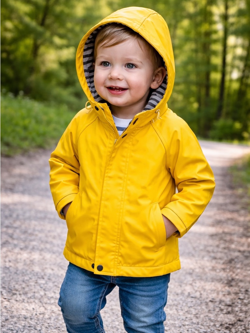 Zara Mustard Yellow Rain Jacket